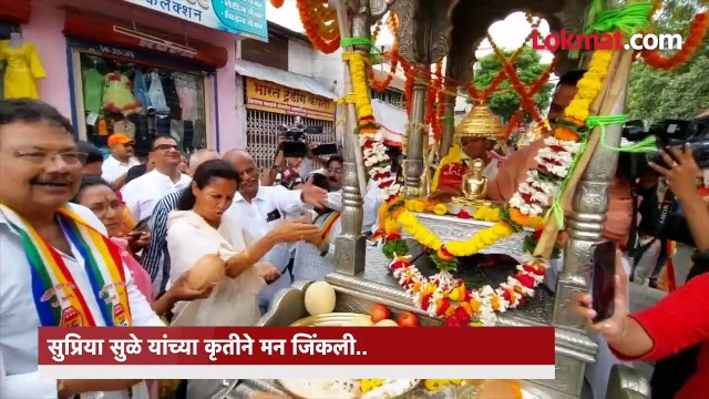 बारामतीत सुप्रिया सुळे अन् जय पवार समोरा-समोर