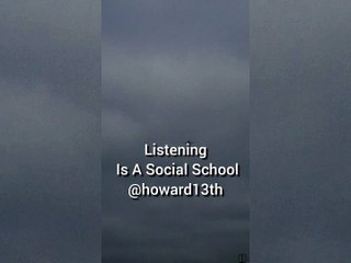 "Listening Is A Social School" 04/20/3024