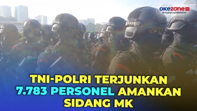 Polisi Terjunkan 7.783 Personel Jaga Putusan Sengketa Pilpres di MK