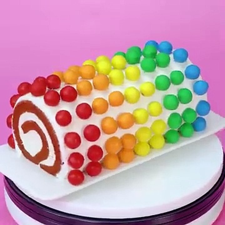 Oddly Satisfying Rainbow Chocolate Cake Decorating Compilation | Top Tasty Colorful Cake Tutorials