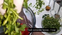 Refreshing Sweet & Sour Mint & Coriander Chutney Recipe | Easy & Delicious Green Chutney Preserving Freshness