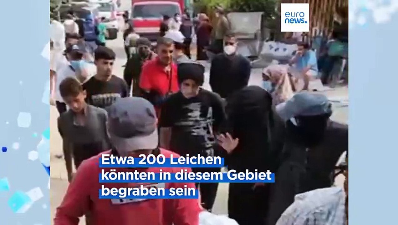 Israels Beschuss von Gaza am Montag - Immer mehr Leichen in Massengrab in Chan Junis entdeckt