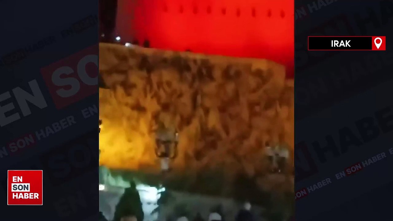 Cumhurbaşkanı Erdoğan Irak'a gidiyor: Türk bayrakları asıldı