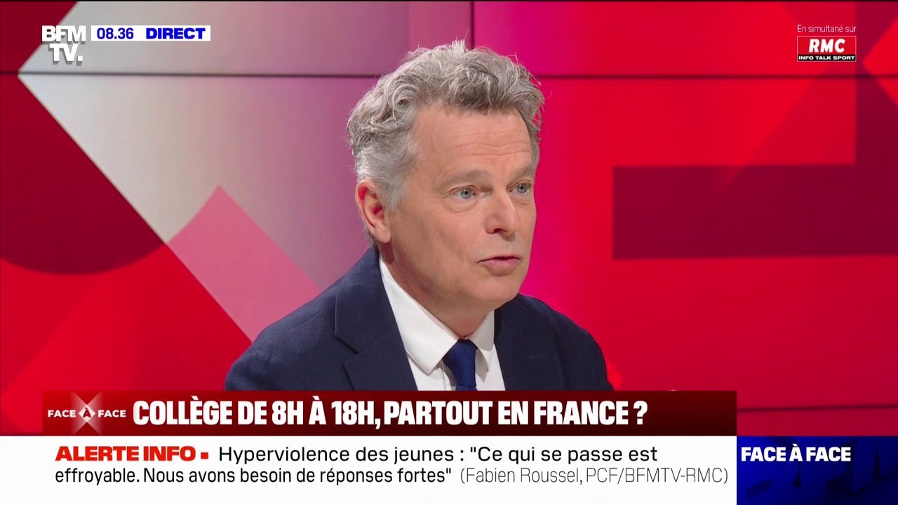 Fabien Roussel, secrétaire national du PCF sur Gabriel Attal: "Il n'a aucune ambition pour nos enfants"