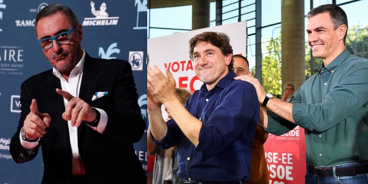 Carlos Herrera culpa en exclusiva a Pedro Sánchez del auge de EH Bildu en el País Vasco