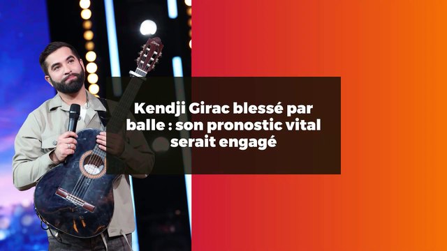 Kendji Girac blessé par balle : son pronostic vital serait engagé
