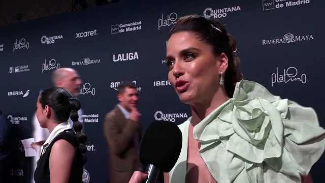 Enzo Vogrincic, Ana Claudia Talancón y Manu Ríos - Premios PLATINO XCARET 2024