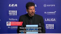 Atlético - Simeone s'attend à une semaine difficile après les 2 défaites de suite