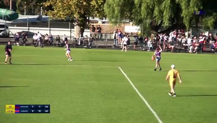 BFNL: Sandhurst's Joel Wharton kicks a crucial goal against Gisborne