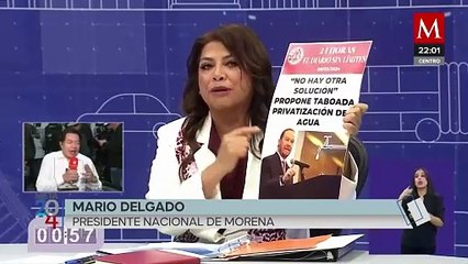 Mario Delgado evalúa el desempeño de Clara Brugada en el debate