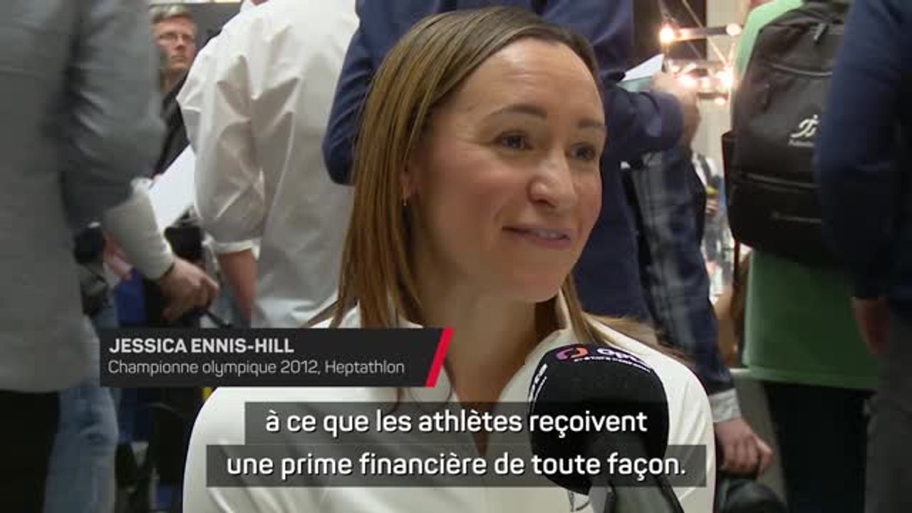 Athlétisme - Ennis-Hill soutient la prime versée aux champions olympiques à Paris