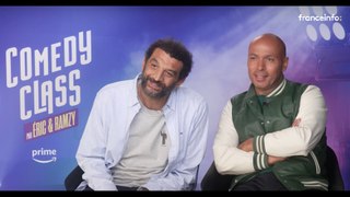 Eric et Ramzy animent le télé-crochet « Comedy Class » sur Prime Video : « Dès que tu deviens juge, c’est que tu es un ringard ! »