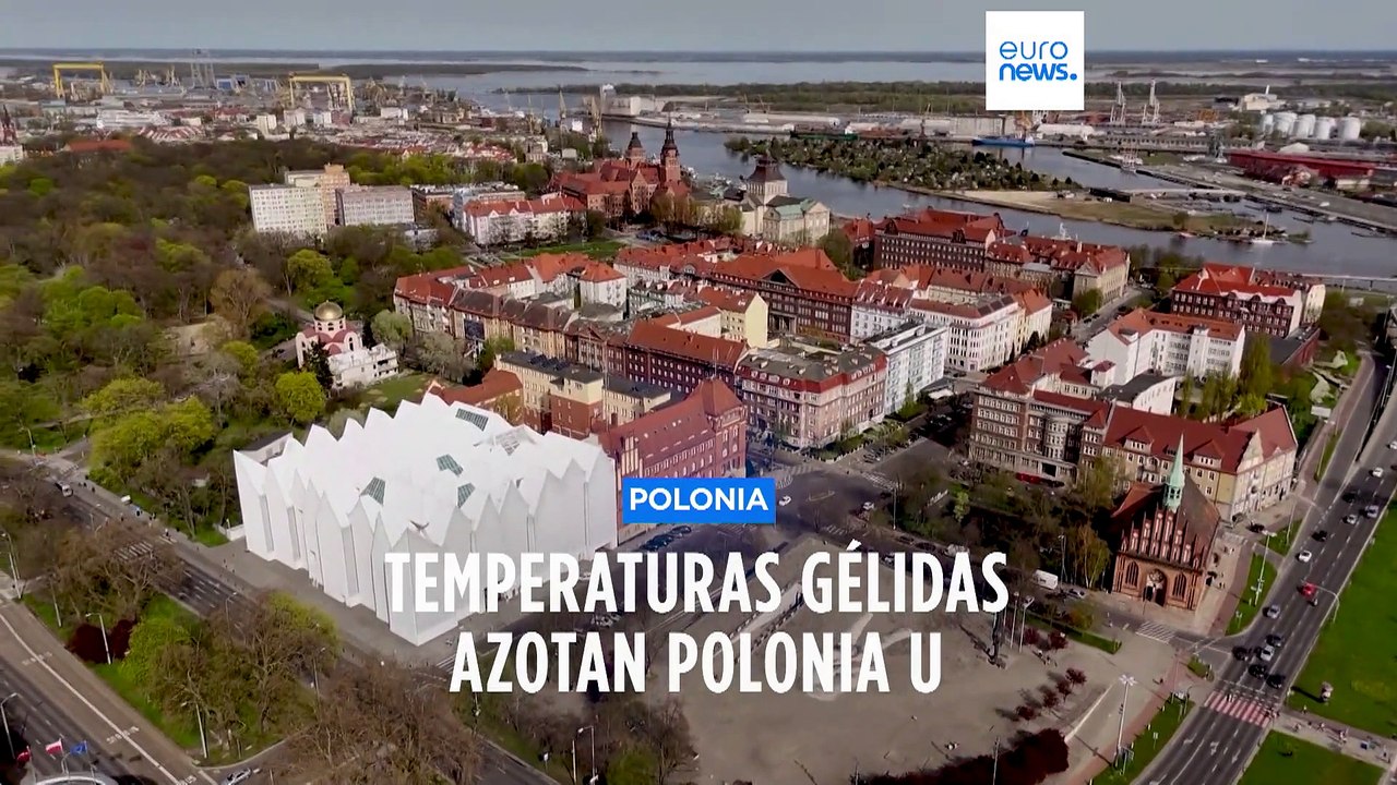 Temperaturas gélidas y tormentas de nieve azotan Polonia semanas después de una ola de calor