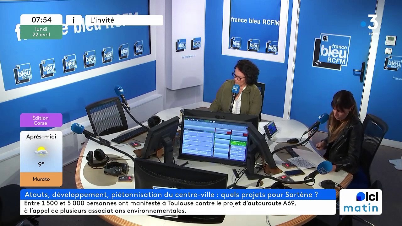 Paul Quilichini invité de la rédaction France Bleu RCFM