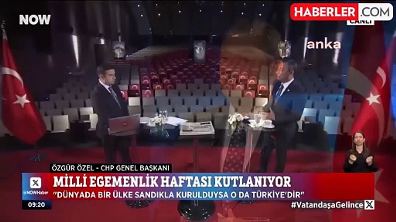 CHP Genel Başkanı Özgür Özel: "Halk 'Bunlar Gitsin, Bunlarla Olmuyor' Dediğinde Erken Seçim Geliyor Demektir, Bu Sesler Geliyor"