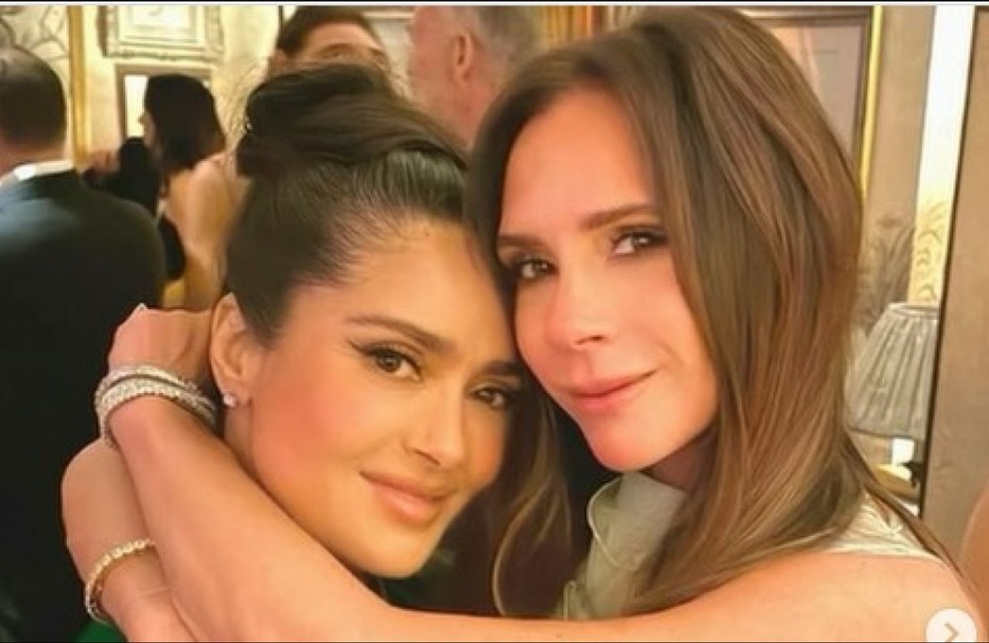Salma Hayek "so honoured" to be invited to Victoria Beckham's 50th birthday party