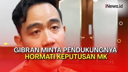 Memilih Tetap Berkantor, Gibran Minta Pendukungnya Hormati  Putusan MK