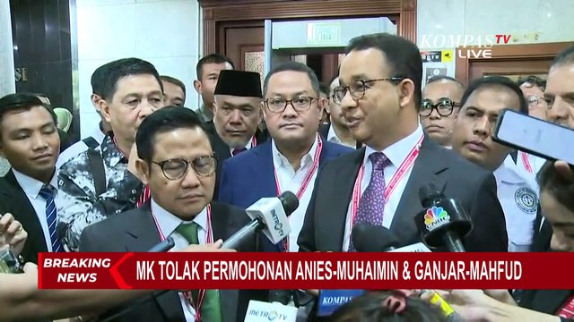 Tak Langsung Berikan Tanggapan Usai Putusan Sengketa Pilpres, Anies-Muhaimin: Nanti