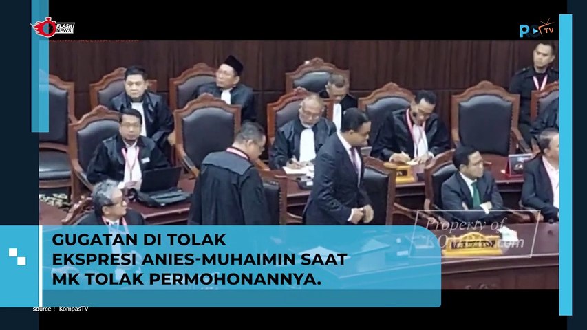 Gugatannya di Tolak MK, Begini Ekspresi Anies-Muhaimin