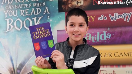 Walsall pupil Yusuf Shah, aged 11 publishes his first book.
