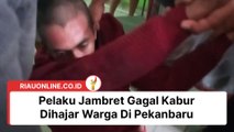 Pelaku Jambret Gagal Kabur Dihajar Warga Di Pekanbaru (1)