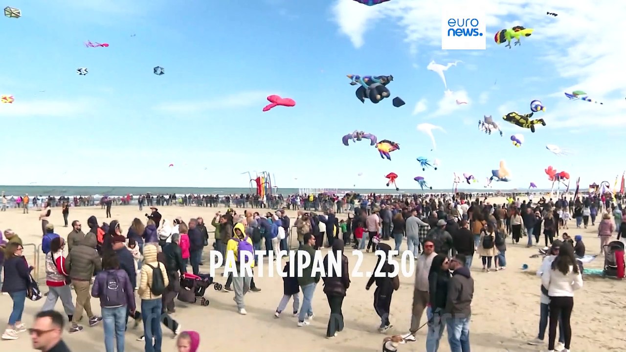 Arte en el cielo: La 44ª edición del Festival Internacional de Cometas vuelve a la playa italiana de Cervia