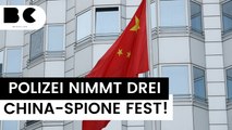 Drei Deutsche wegen Spionage für China festgenommen