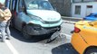 Sarıyer’de yolcu minibüsü taksiye arkadan çarptı: 5 yolcu yaralandı