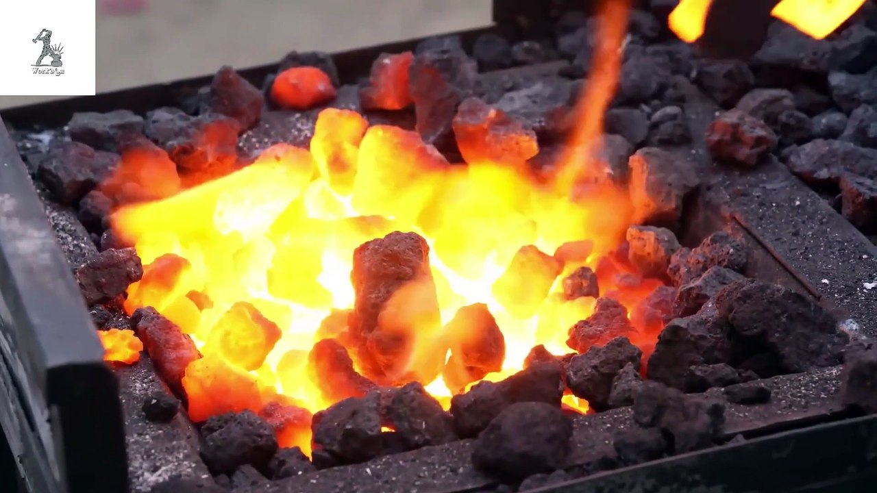 Rusted Drill Bit Forged into a 24K GOLD Plated BUTTERFLY KNIFE