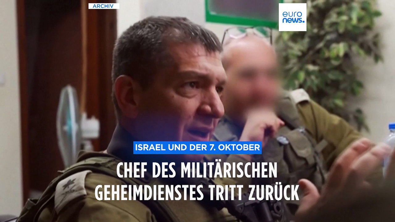 7. Oktober nicht verhindert: In Israel tritt der Chef des Militärgeheimdienstes zurück