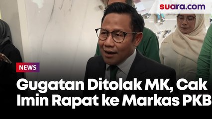 Gugatan AMIN Ditolak MK, Cak Imin Langsung Gelar Rapat Internal di Markas PKB
