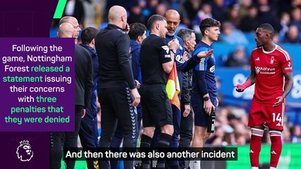 Nuno reacts to Forest statement after club denied three penalties