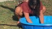Pet Goose Tries to Push Woman Into Tub
