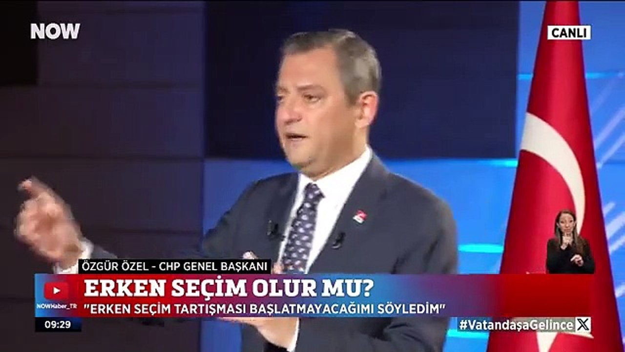 Özgür Özel erken seçim hakkında konuştu