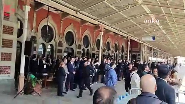 Almanya Cumhurbaşkanı Steinmeier'a Sirkeci Garı’nda Filistin protestosu: 'Soykırım suçlusu katil Almanya'