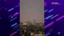 MERINDING! Petir Membelah Langit Dubai, Muadzin Ubah Lafadz Azan