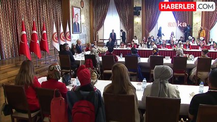 TBMM Başkanı Kurtulmuş, 23 Nisan'da Filistinli çocuklara destek verdi