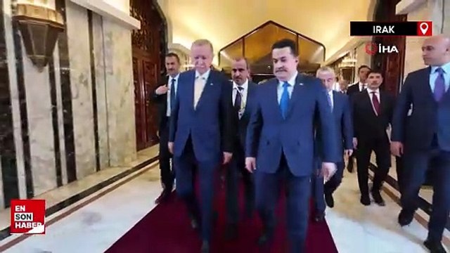 Cumhurbaşkanı Erdoğan, Irak Başbakanı Sudani ile bir araya geldi