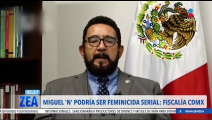 Caso María José: Miguel "N" podría ser un feminicida serial, informa la Fiscalía CDMX