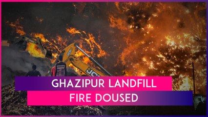Ghazipur Landfill Fire Doused After Major Operation, Incident Triggers Blame Game Between AAP & BJP
