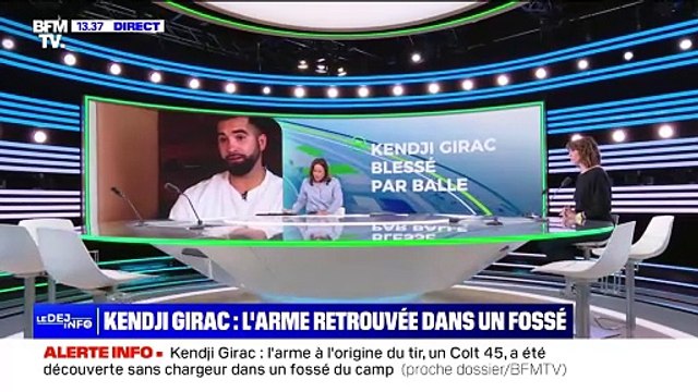 Kendji Girac blessé par balle. L'arme a été retrouvée dans un fossé.