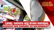 Lalaki, natusta ang braso matapos kuhanin ang sumabit na saranggola?! | Kapuso Mo, Jessica Soho