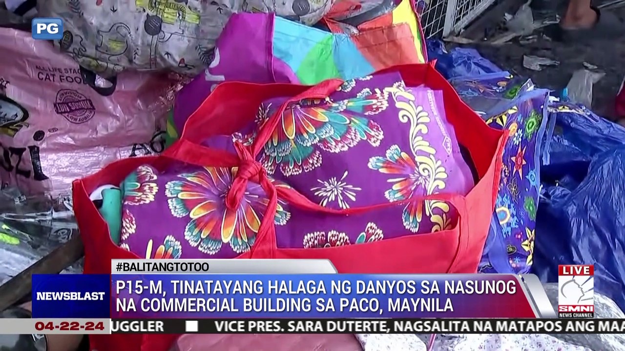P15-M, tinatayang halaga ng danyos sa nasunog na commercial building sa Paco, Maynila