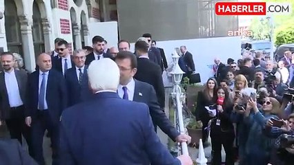 İmamoğlu ve Steinmeier Sirkeci Tren Garı'nda buluştu