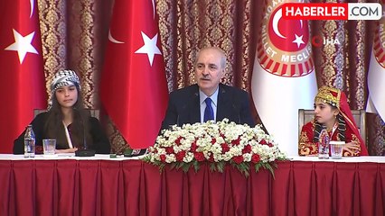 TBMM Başkanı Kurtulmuş, dünya çocuklarını kabul etti