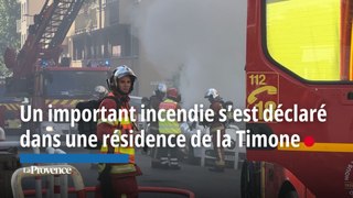 Marseille : un important incendie dans un parking souterrain du quartier de la Timone
