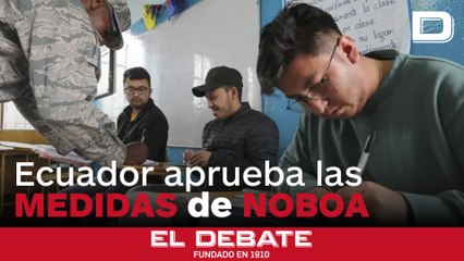 Download Video: Ecuador aprueba en referéndum las medidas de seguridad de Noboa, pero rechaza sus reformas económicas