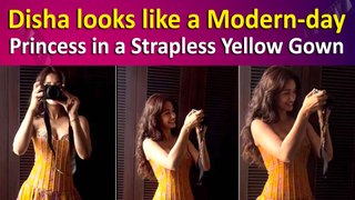 Disha Patani serves Romantic Summer Girl Vibes in a yellow gown