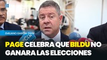 Page celebra que Bildu no ha ganado las elecciones
