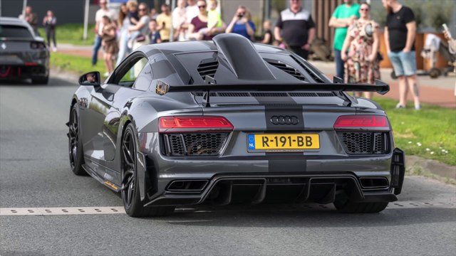 Audi R8 V10 Plus with QuickSilver Exhaust - LOUD Accelerations & Revs !